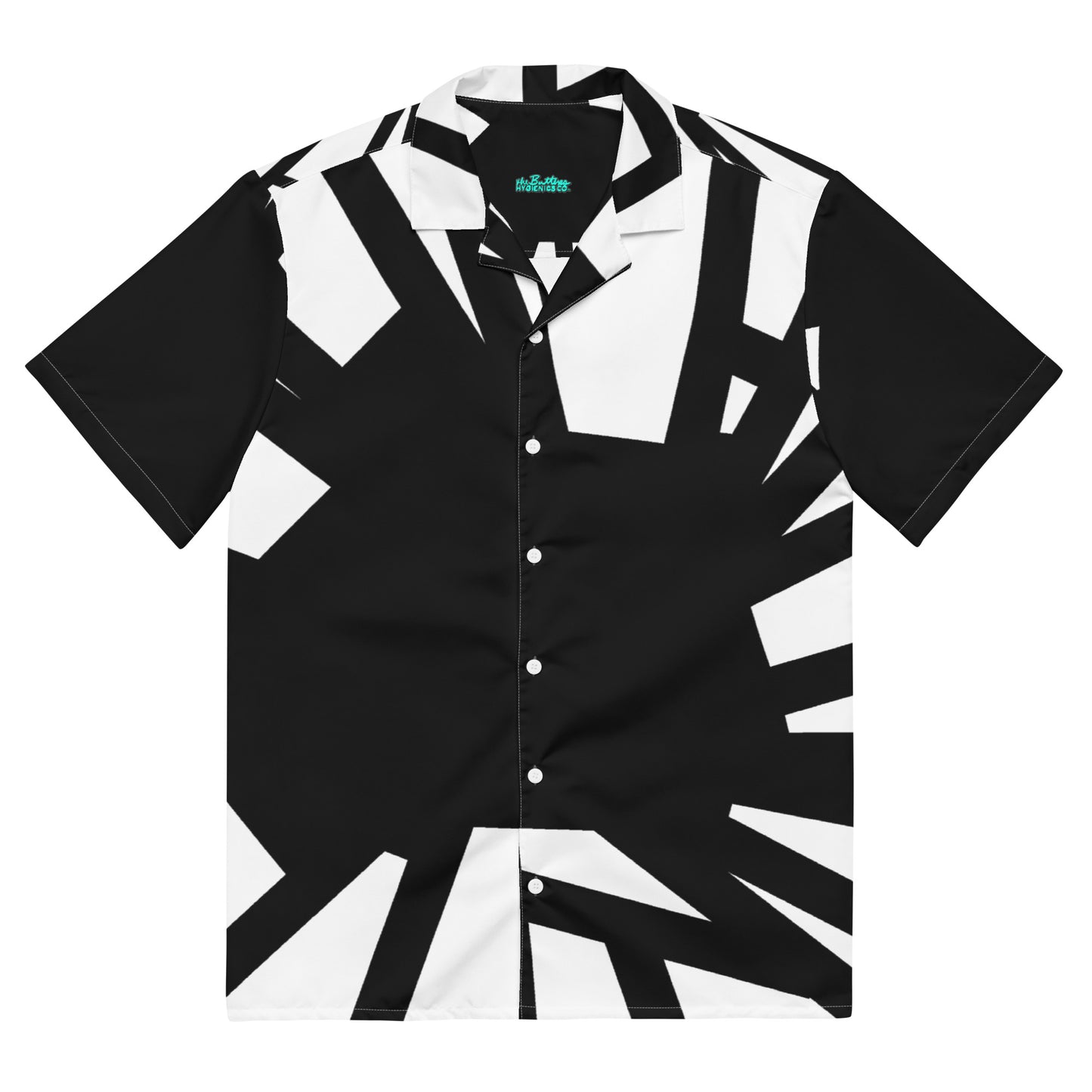 Shattered | All-Over Print Extra Pimpin' Loose Fit Unisex Button Up Shirt [Sizes 2XS-6X] - Moisture Wicking [FREE SHIPPING]