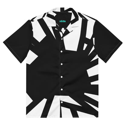 Shattered | All-Over Print Extra Pimpin' Loose Fit Unisex Button Up Shirt [Sizes 2XS-6X] - Moisture Wicking [FREE SHIPPING]