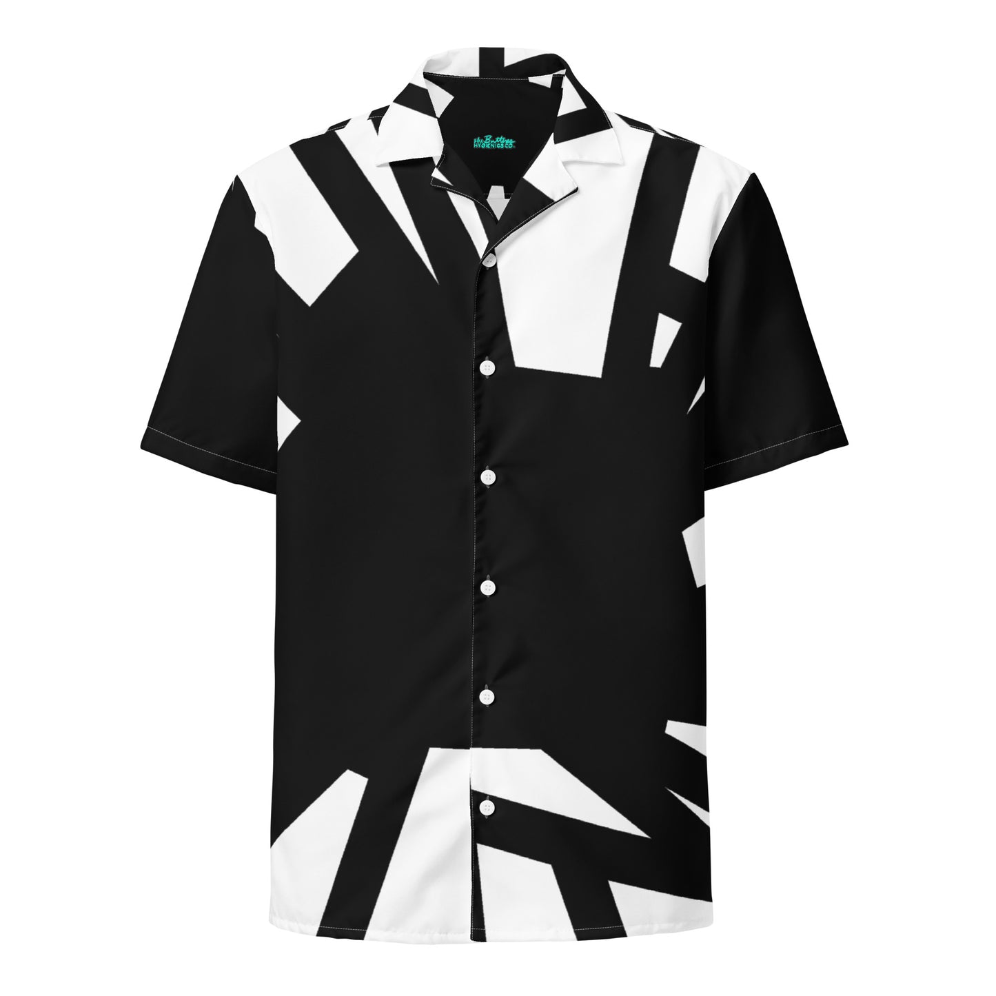 Shattered | All-Over Print Extra Pimpin' Loose Fit Unisex Button Up Shirt [Sizes 2XS-6X] - Moisture Wicking [FREE SHIPPING]