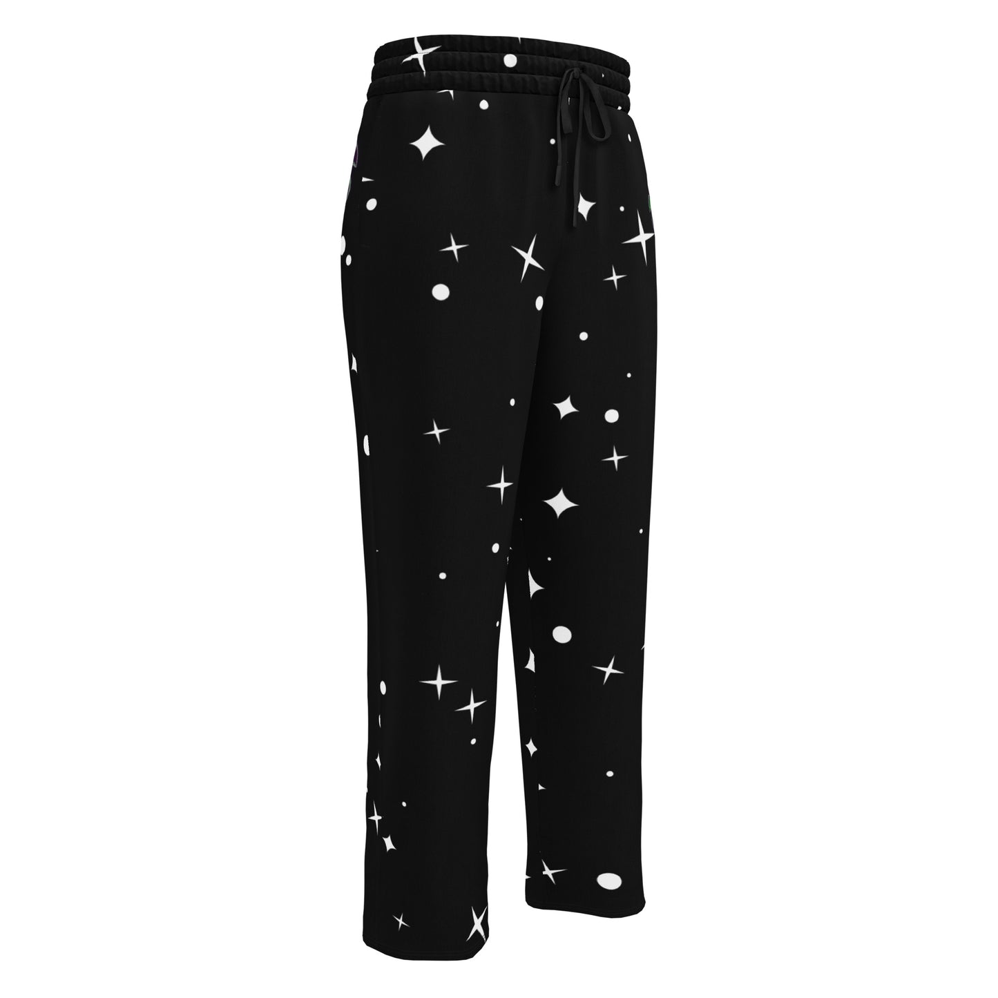 Skelecat {SPACE} Wide Leg Joggers (UNISEX) [Sizes 2XS-6XL] Wide Leg