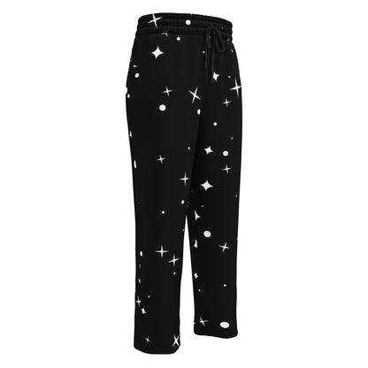 Skelecat {SPACE} Wide Leg Joggers (UNISEX) [Sizes 2XS-6XL] Wide Leg