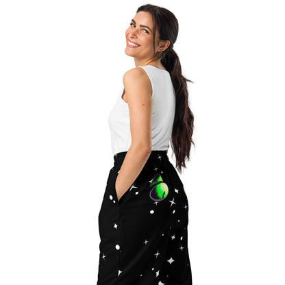 Skelecat {SPACE} Joggers (UNISEX) [Sizes 2XS-6XL] Wide Leg