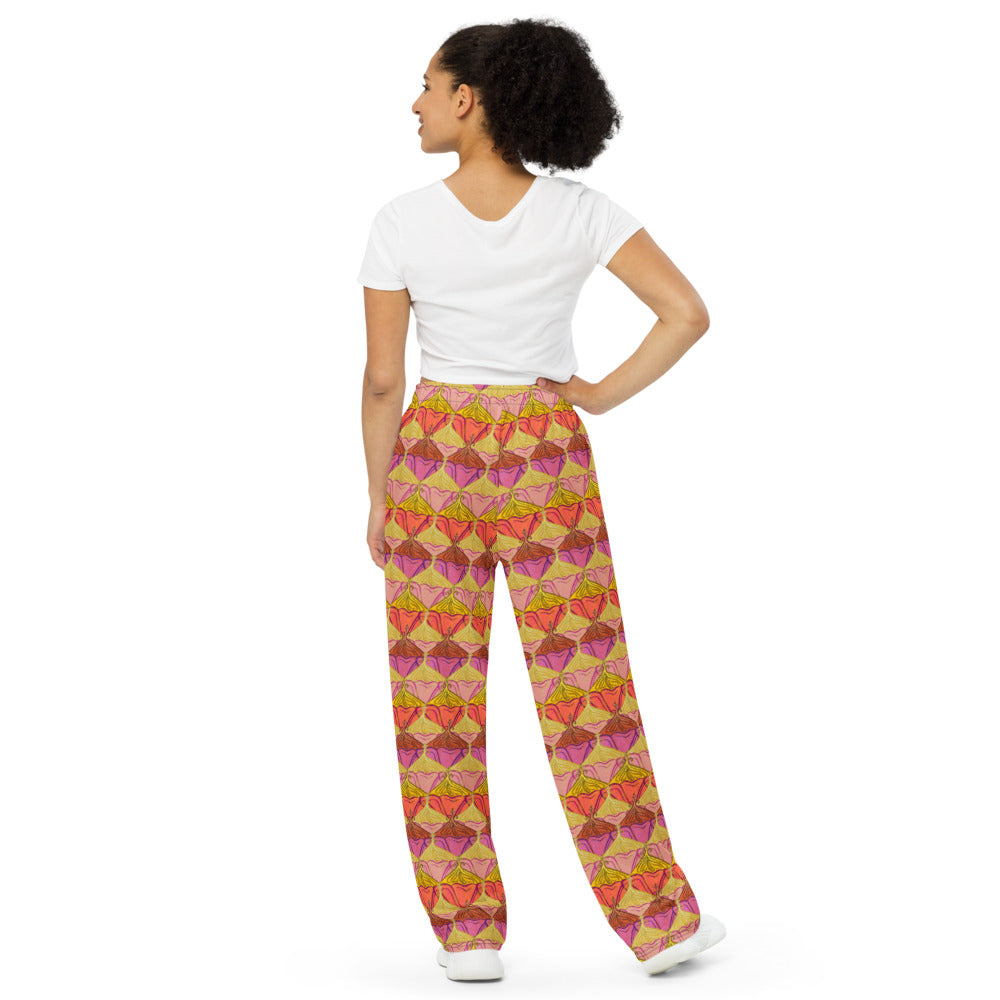 Sa Fluer {Sunset} | Wide Leg Unisex Drawstring Jersey Sweatpant [Sizes 2XS-6X] [FREE SHIPPING]