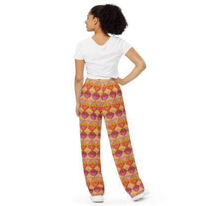 Sa Fluer {Sunset} | Wide Leg Unisex Drawstring Jersey Sweatpant [Sizes 2XS-6X] [FREE SHIPPING]