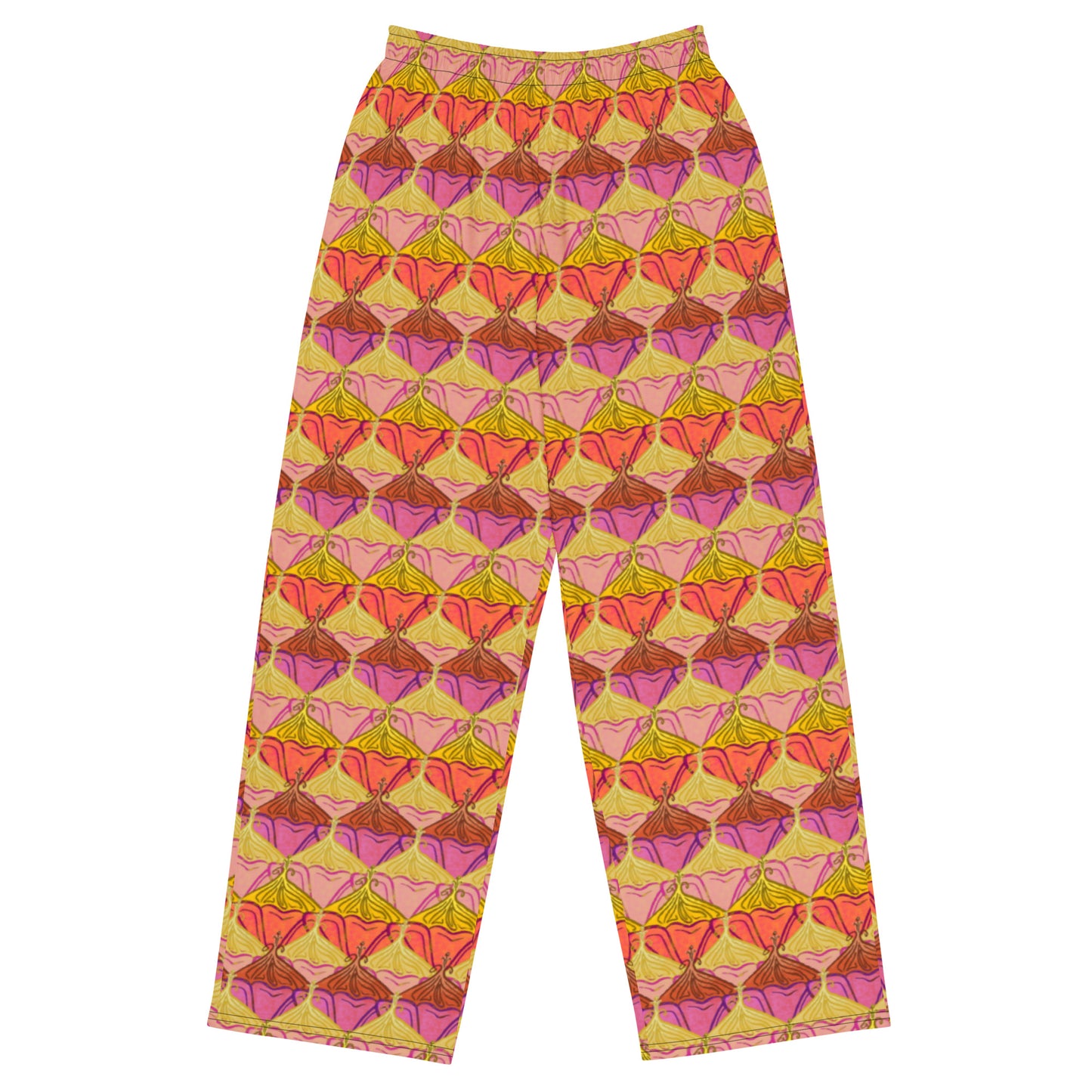 Sa Fluer {Sunset} | Wide Leg Unisex Drawstring Jersey Sweatpant [Sizes 2XS-6X] [FREE SHIPPING]