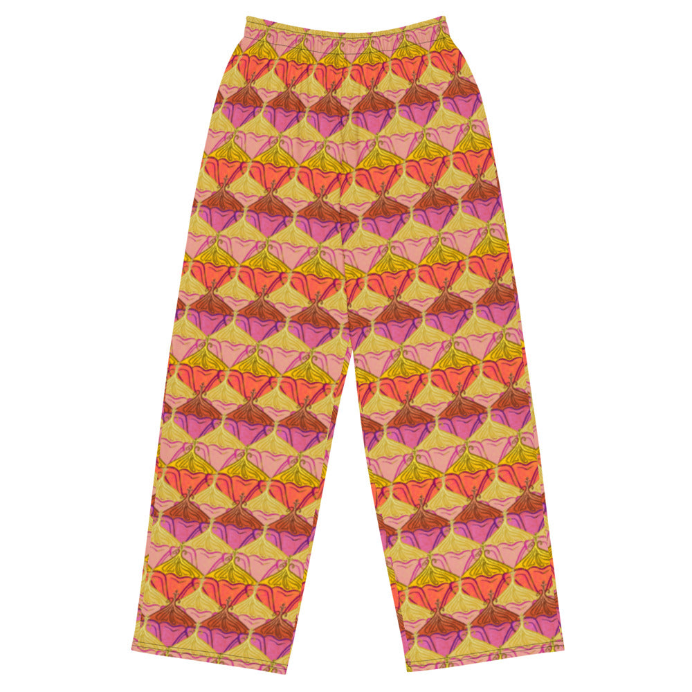 Sa Fluer {Sunset} | Wide Leg Unisex Drawstring Jersey Sweatpant [Sizes 2XS-6X] [FREE SHIPPING]