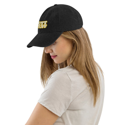 BUTT STUFF [Embroidered] 6-Panel, Denim Hat, Adjustable [FREE SHIPPING]