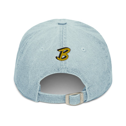 BUTT STUFF [Embroidered] 6-Panel, Denim Hat, Adjustable [FREE SHIPPING]