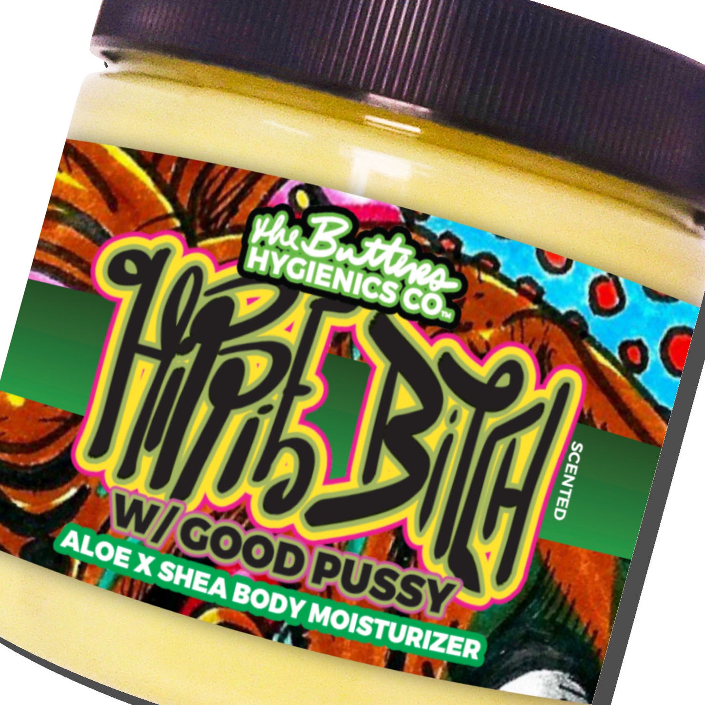 Hippie Bitch w/ Good Pussy + 400 MG CBD | Body Moisturizer Aloe X Shea *BESTSELLER*