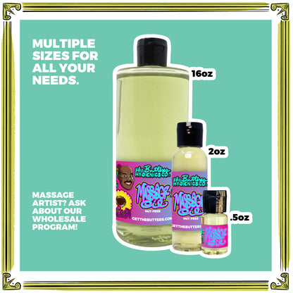 Aceite para Trabajo Corporal y Masajes 💆 | Girasol X Semilla de uva con aceite de semilla de frambuesa roja (sin nueces)