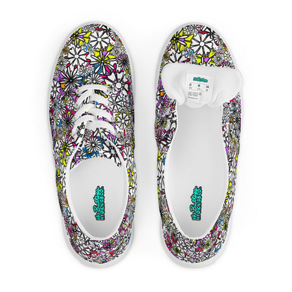 Everyday Lo-tops Canvas (Sizes US M5-13) - Forbidden Flower {WHITE} [FREE SHIPPING]