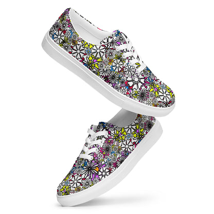 Everyday Lo-tops Canvas (Sizes US M5-13) - Forbidden Flower {WHITE} [FREE SHIPPING]