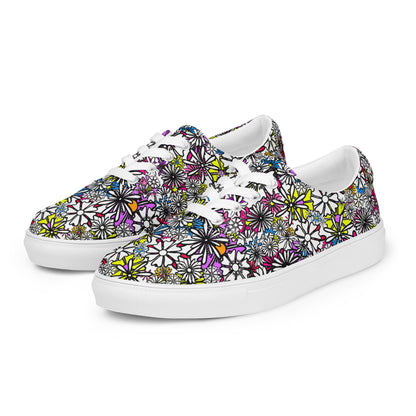 Everyday Lo-tops Canvas (Sizes US M5-13) - Forbidden Flower {WHITE} [FREE SHIPPING]