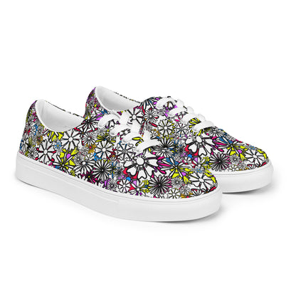 Everyday Lo-tops Canvas (Sizes US M5-13) - Forbidden Flower {WHITE} [FREE SHIPPING]