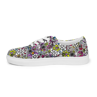 Everyday Lo-tops Canvas (Sizes US M5-13) - Forbidden Flower {WHITE} [FREE SHIPPING]