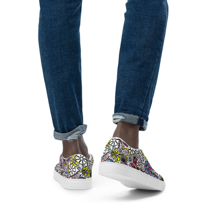 Everyday Slip-ons (Sizes US M5-13) - Forbidden Flower {WHITE} [FREE SHIPPING]