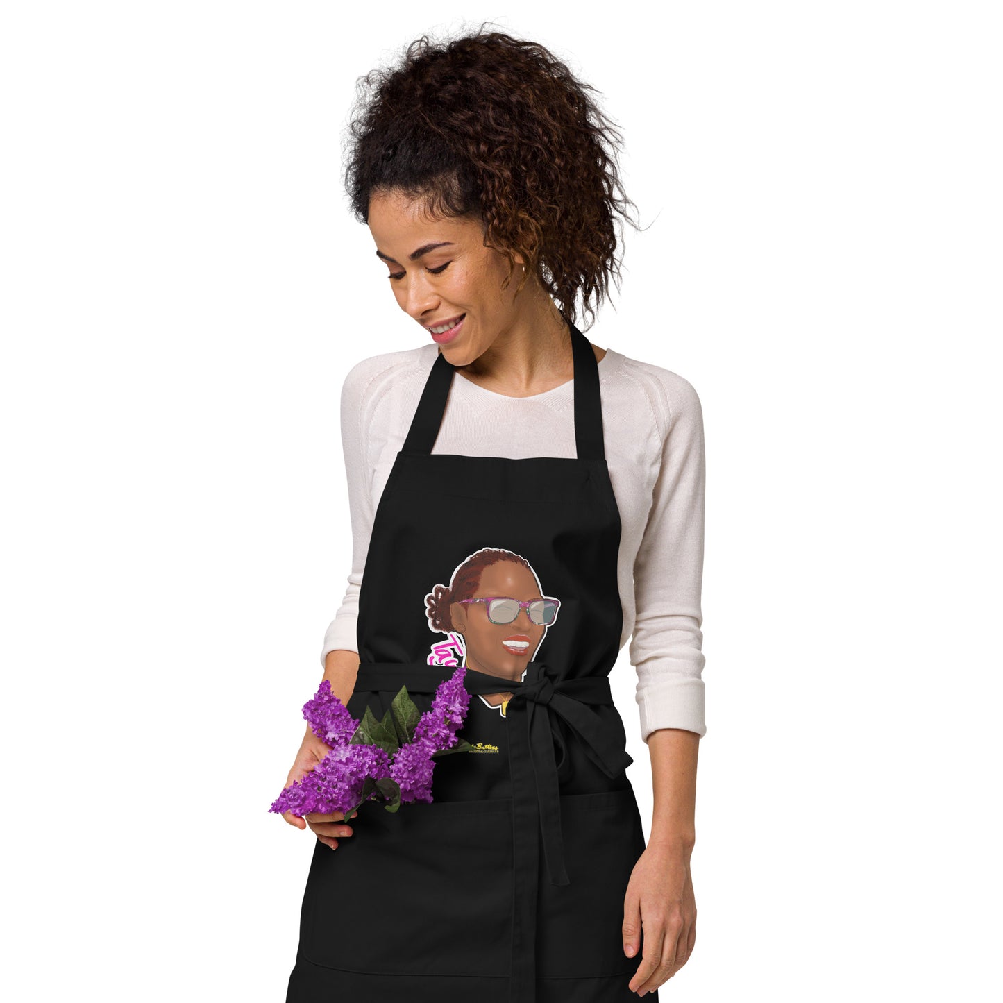 Tayla Organic Cotton Apron w Pocket [Multiple Colors] [FREE SHIPPING]