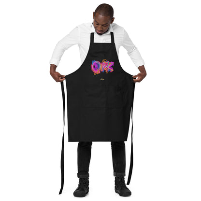 Queer Pride Organic Cotton Apron w Pocket [Multiple Colors] [FREE SHIPPING]