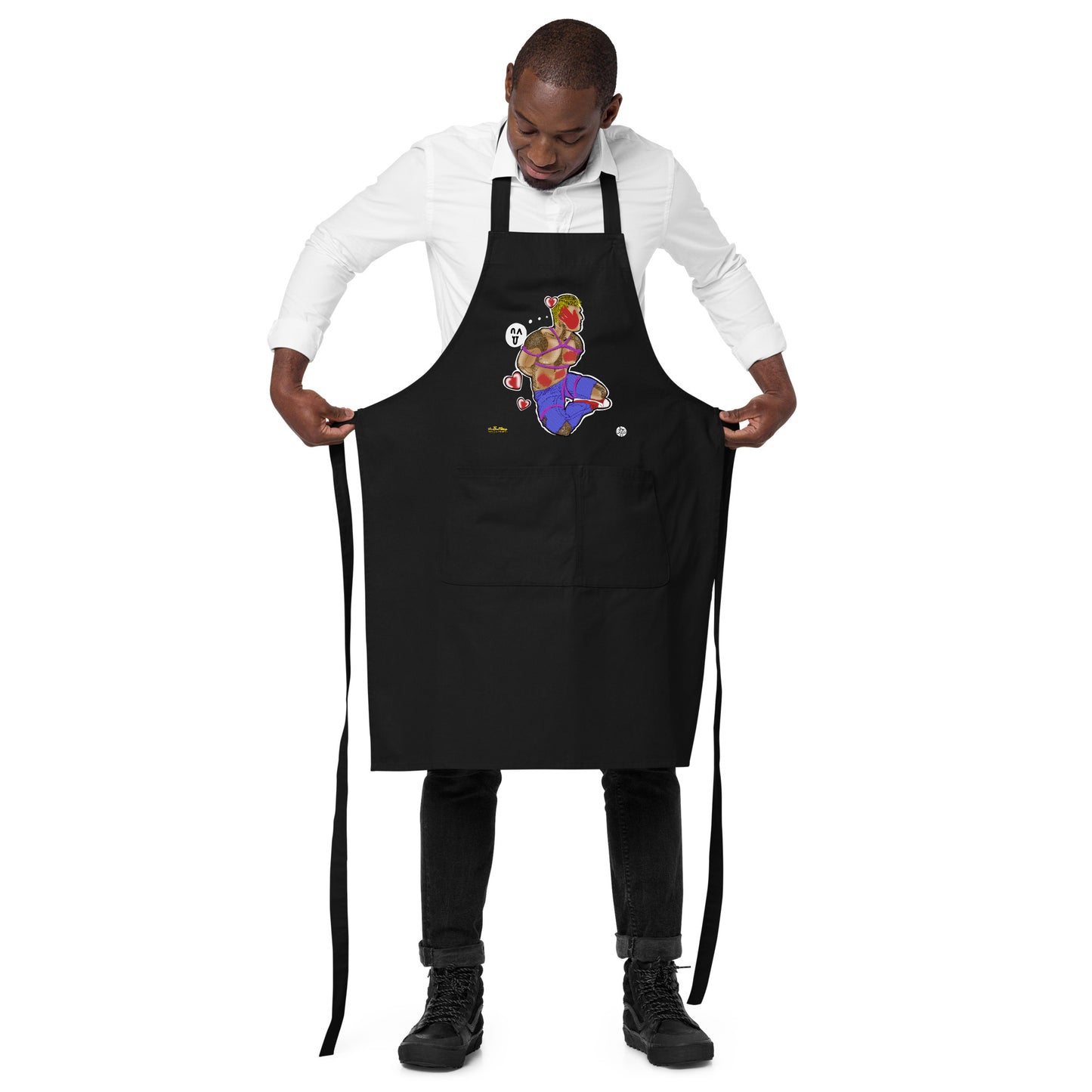 Tied Up Organic Cotton Apron w Pocket [Multiple Colors] [FREE SHIPPING]