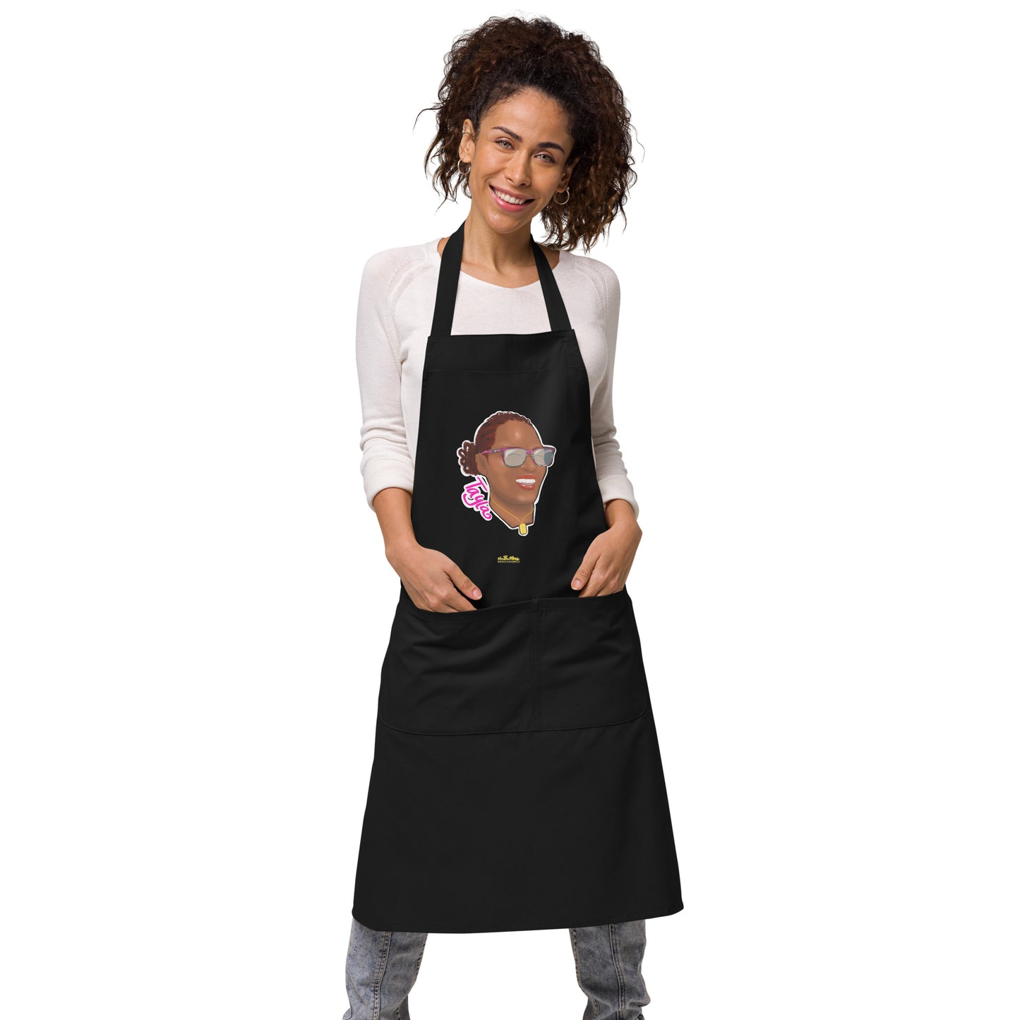 Tayla Organic Cotton Apron w Pocket [Multiple Colors] [FREE SHIPPING]