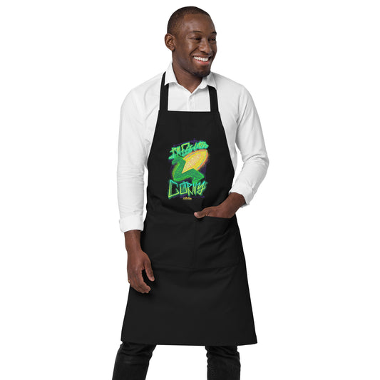 I'm Feelin' Corny Organic Cotton Apron w Pocket [Multiple Colors] [FREE SHIPPING]