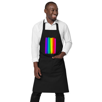 Reclaim the Rainbow Organic Cotton Apron w Pocket [Multiple Colors] [FREE SHIPPING]