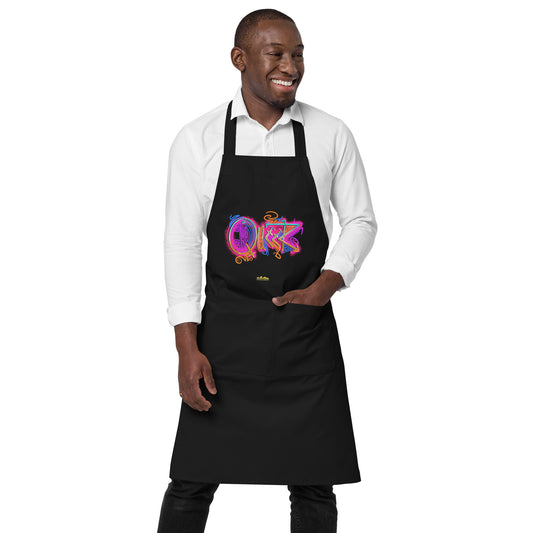 Queer Pride Organic Cotton Apron w Pocket [Multiple Colors] [FREE SHIPPING]