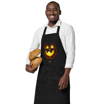 Mr. Spookington Organic Cotton Apron w Pocket [Multiple Colors] [FREE SHIPPING]