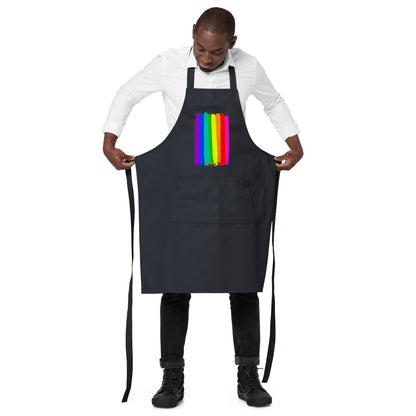 Reclaim the Rainbow Organic Cotton Apron w Pocket [Multiple Colors] [FREE SHIPPING]