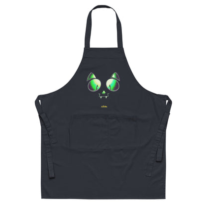 Skelecat Organic Cotton Apron w Pocket [Multiple Colors] [FREE SHIPPING]