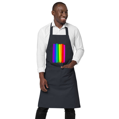 Reclaim the Rainbow Organic Cotton Apron w Pocket [Multiple Colors] [FREE SHIPPING]