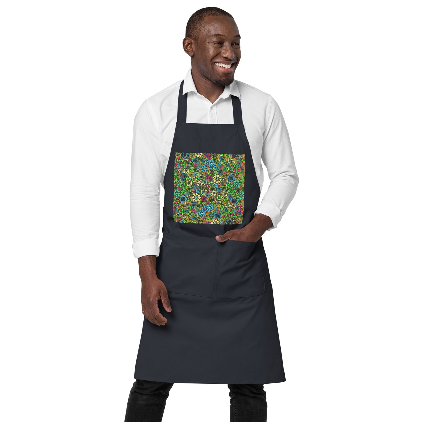 Forbidden Flower [AUTUMN] Organic Cotton Apron w Pocket [Multiple Colors] [FREE SHIPPING]