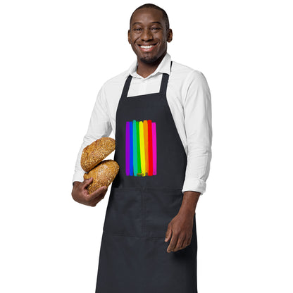 Reclaim the Rainbow Organic Cotton Apron w Pocket [Multiple Colors] [FREE SHIPPING]