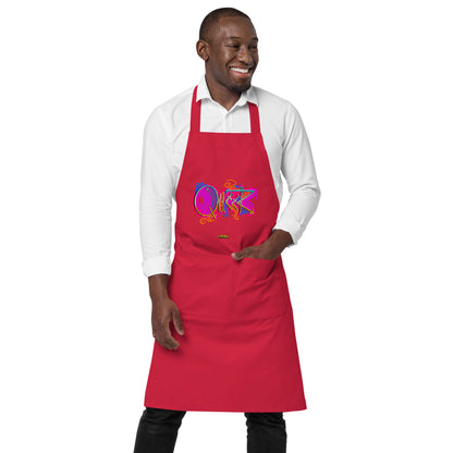 Queer Pride Organic Cotton Apron w Pocket [Multiple Colors] [FREE SHIPPING]