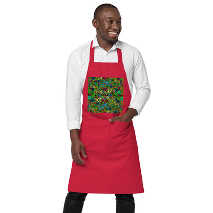 Forbidden Flower [AUTUMN] Organic Cotton Apron w Pocket [Multiple Colors] [FREE SHIPPING]