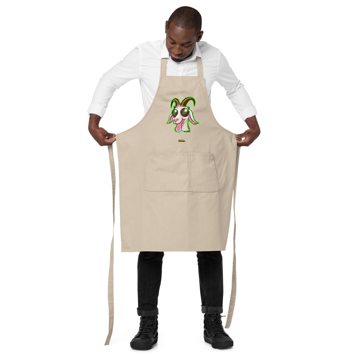 Horny Goat Organic Cotton Apron w Pocket [Multiple Colors] [FREE SHIPPING]