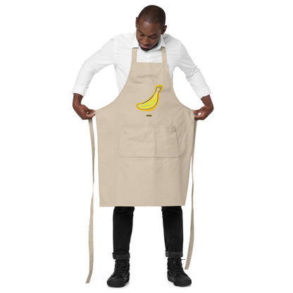 Bananarama Organic Cotton Apron w Pocket [Multiple Colors] [FREE SHIPPING]