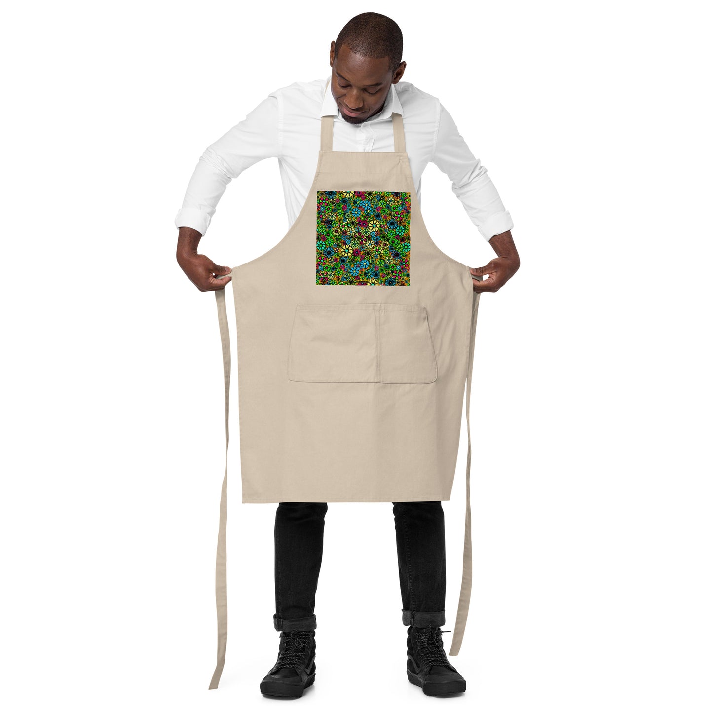 Forbidden Flower [AUTUMN] Organic Cotton Apron w Pocket [Multiple Colors] [FREE SHIPPING]