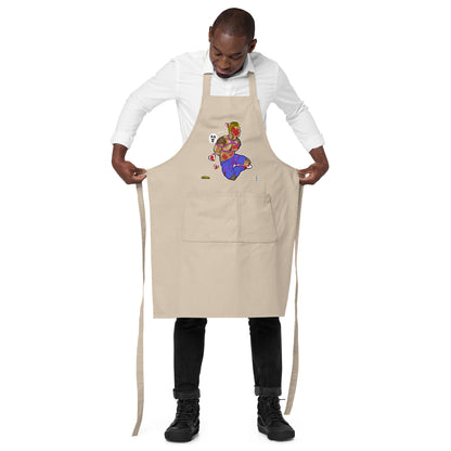 Tied Up Organic Cotton Apron w Pocket [Multiple Colors] [FREE SHIPPING]