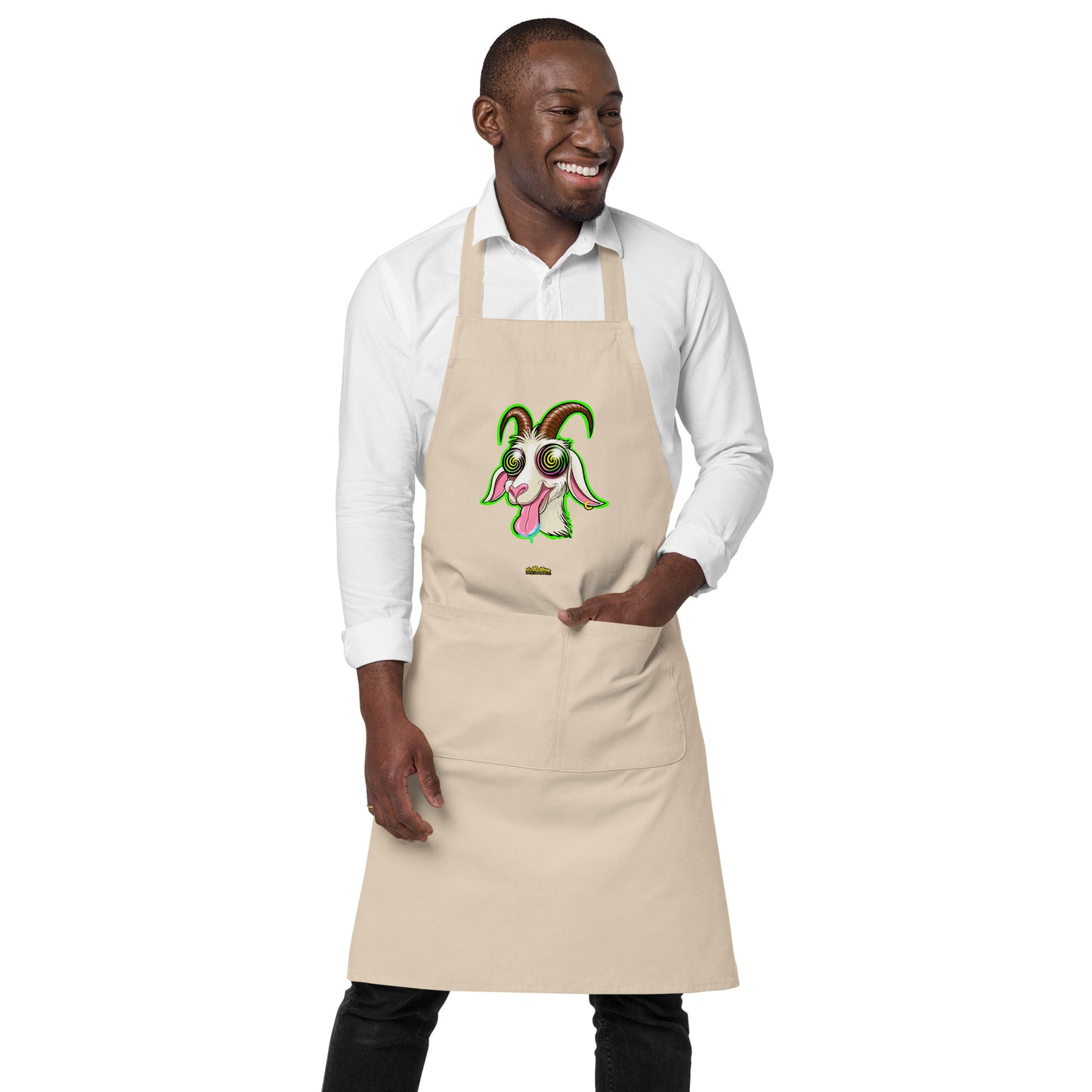 Horny Goat Organic Cotton Apron w Pocket [Multiple Colors] [FREE SHIPPING]