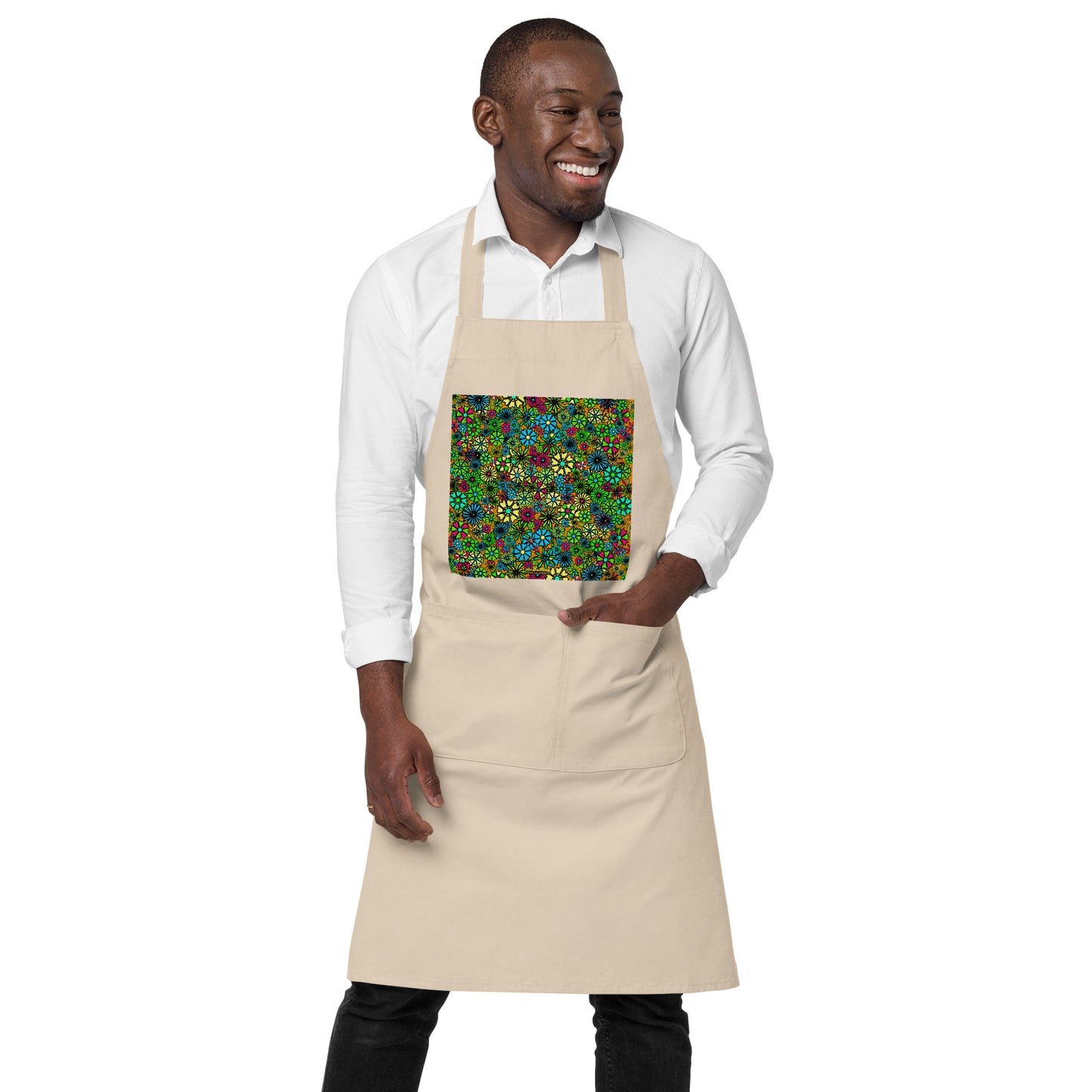 Forbidden Flower [AUTUMN] Organic Cotton Apron w Pocket [Multiple Colors] [FREE SHIPPING]