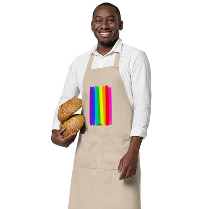 Reclaim the Rainbow Organic Cotton Apron w Pocket [Multiple Colors] [FREE SHIPPING]