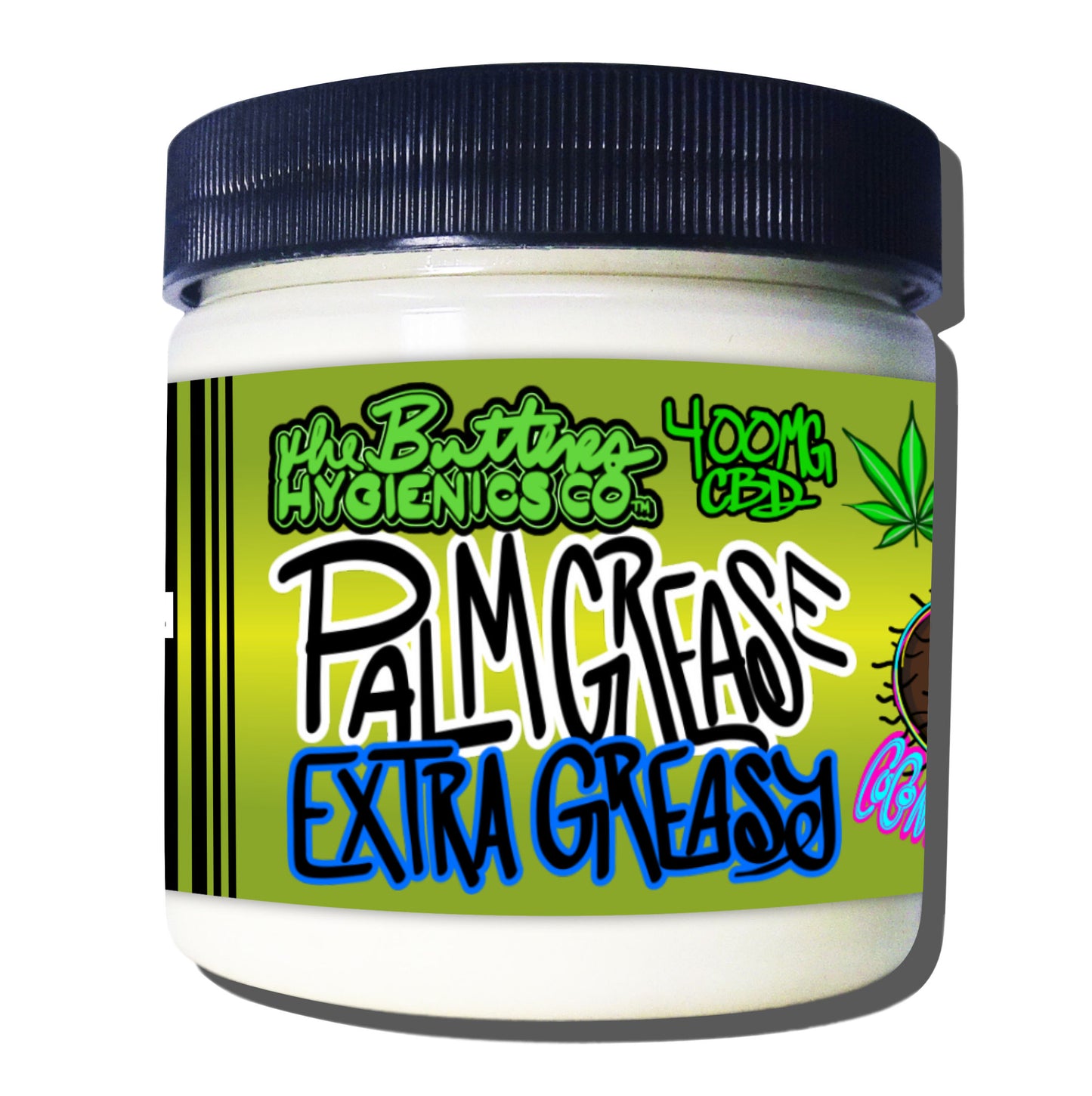 Palm Grease: EXTRA GREASY w 400MG CBD | Greasy, Slippery, Scented, Infused