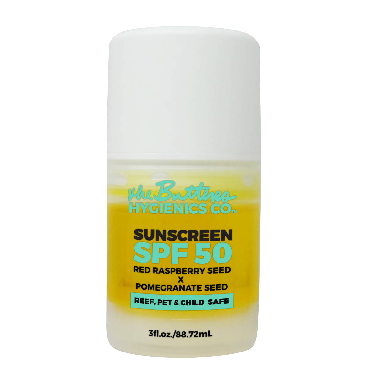 SPF 50 Sunscreen - Red Raspberry X Pomegranate Seed Oil (100% Organic, Plant-based, Reef Safe)