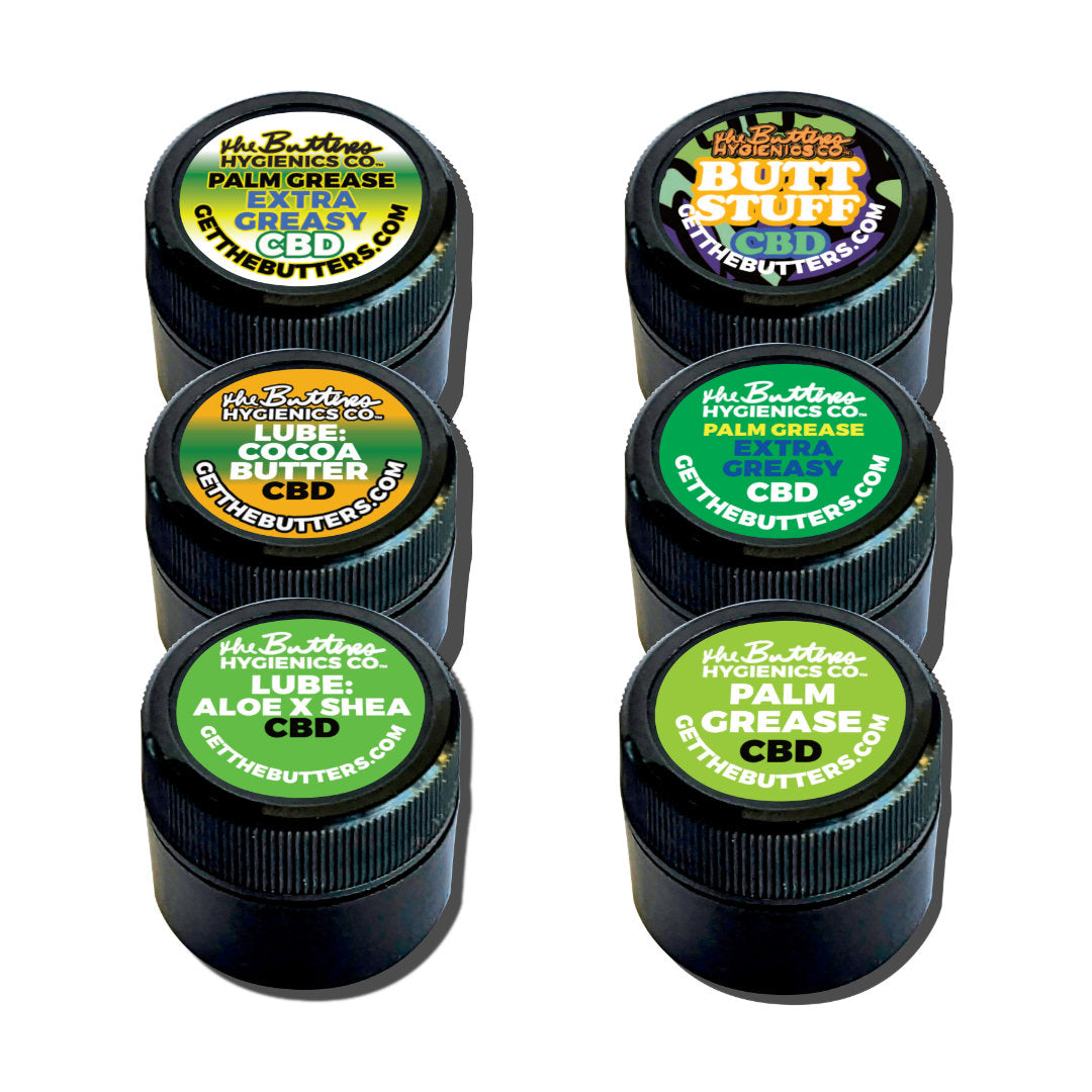 CBD Lube Sampler - Complete Mini | 6 Lube Bundle