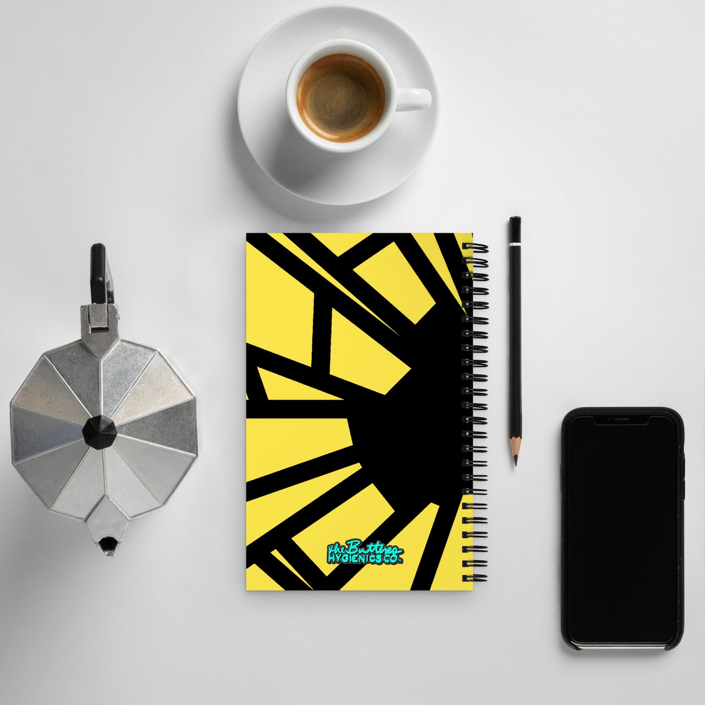 Shattered in Paris Daisy - Spiral Notebook for Your Creativity, Thoughts & Feelings [FREE SHIPPING]