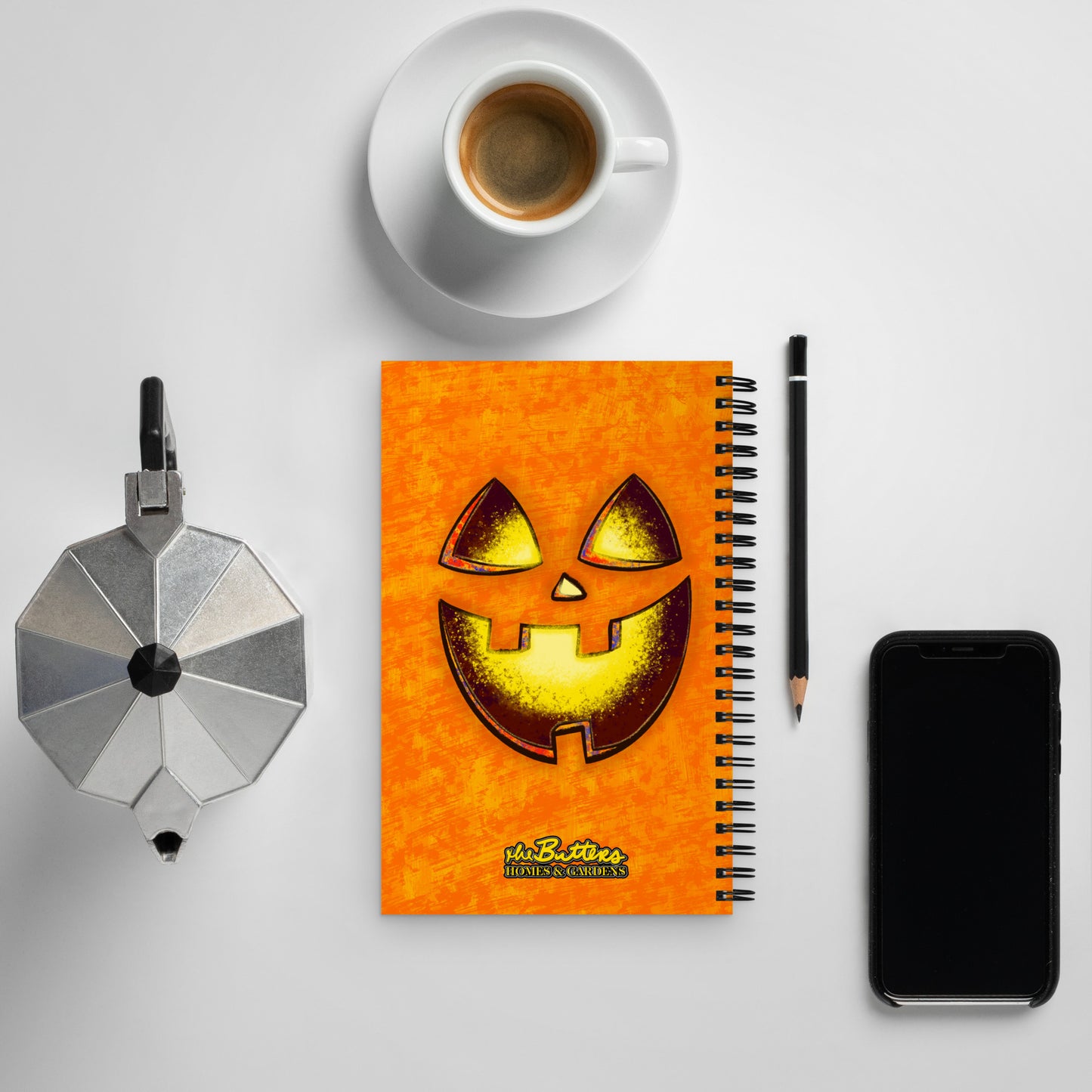 Mr Spookington  - Spiral Notebook for Your Creativity, Thoughts & Feelings [FREE SHIPPING]