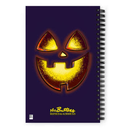 Mr Spookington (Deep Purple) - Spiral Notebook for Your Creativity, Thoughts & Feelings [FREE SHIPPING]