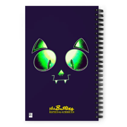 Skelecat (Purple) - Spiral Notebook for Your Creativity, Thoughts & Feelings [FREE SHIPPING]