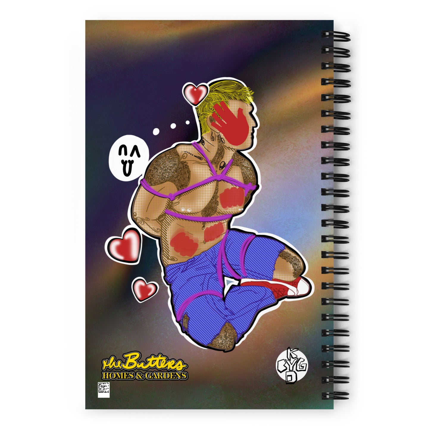 Tied Up (abstrac1) - Spiral Notebook for Your Creativity, Thoughts & Feelings [FREE SHIPPING]